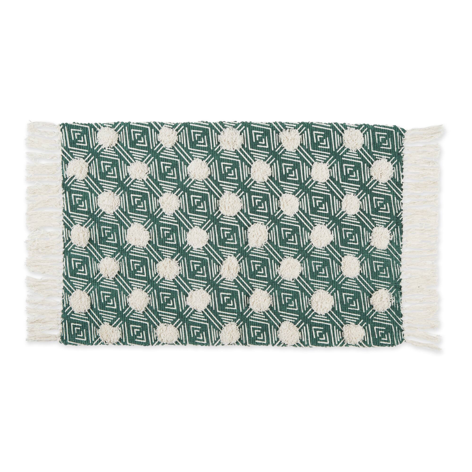 DII® Diamond Textured Hand-Loomed Shag Rug